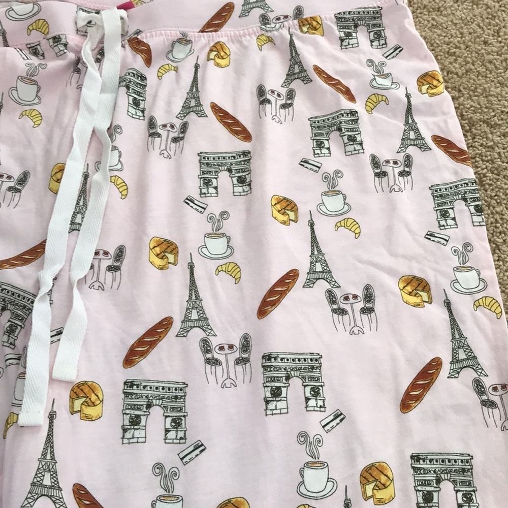 Isaac Mizrahi sleepwear women’s XL pink printed pajama bottom. - Picture 4 of 8